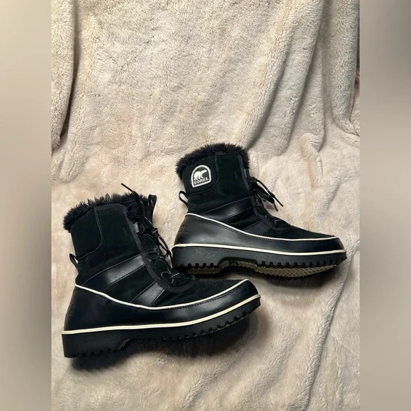 Sorel Women Boots Tivoli Waterproof Black size 8.5 - Picture 5 of 8